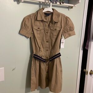 POLO RALPH LAUREN - girl’s khaki dress- NEW - SZ 10 school - uniform